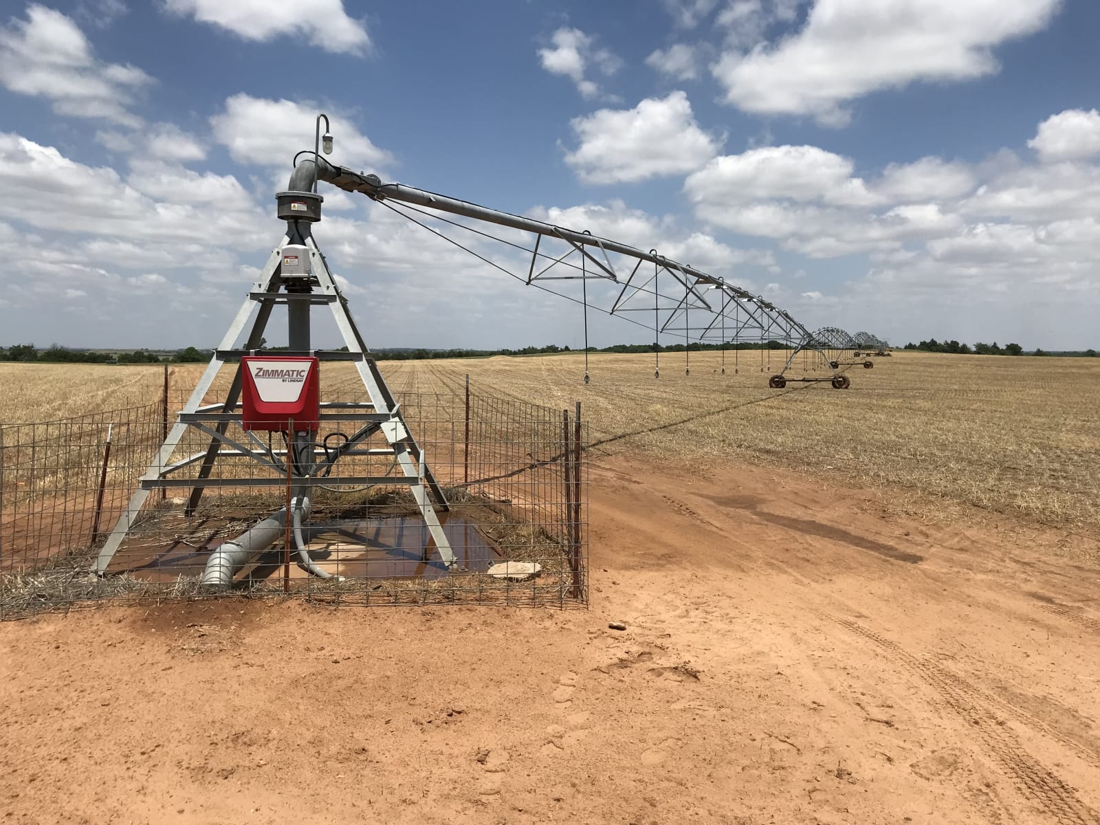 Center-pivot point